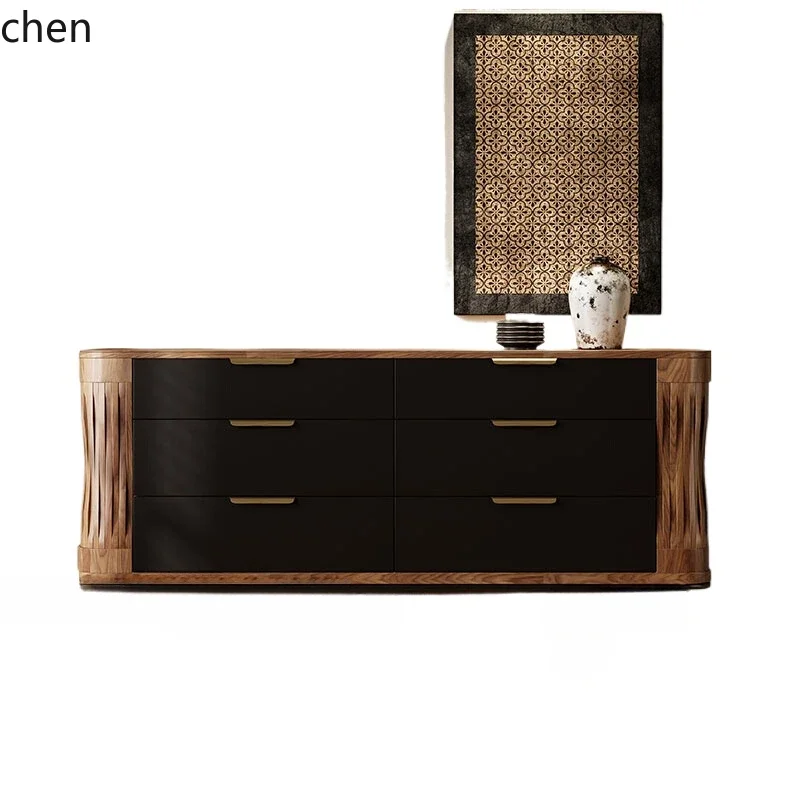 ZWS. Solid wood storage cabinet Vintage dining side cabinet Modern villa living room storage drawer cabinet
ZWS. Solid wood storage cabinet Vintage dining side cabinet Modern villa living room storage drawer cabinet