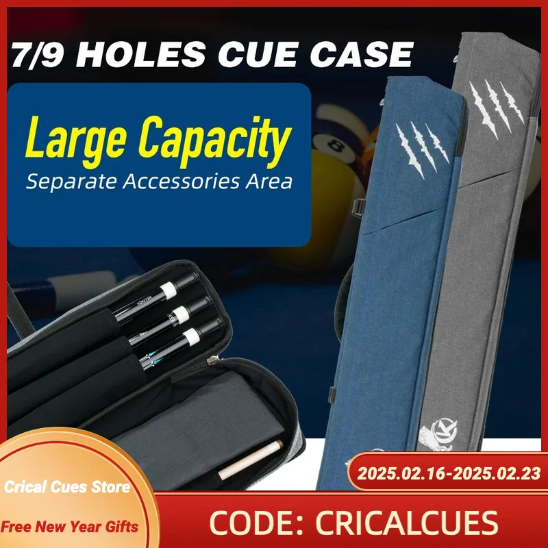 KONLLEN-High Capacity Billiard Case, Soft Bag, Pool Cue Case, Convenient Billiards Accessories, 7 Holes, 9 Holes, 3x4, 4x5
KONLLEN-High Capacity Billiard Case, Soft Bag, Pool Cue Case, Convenient Billiards Accessories, 7 Holes, 9 Holes, 3x4, 4x5