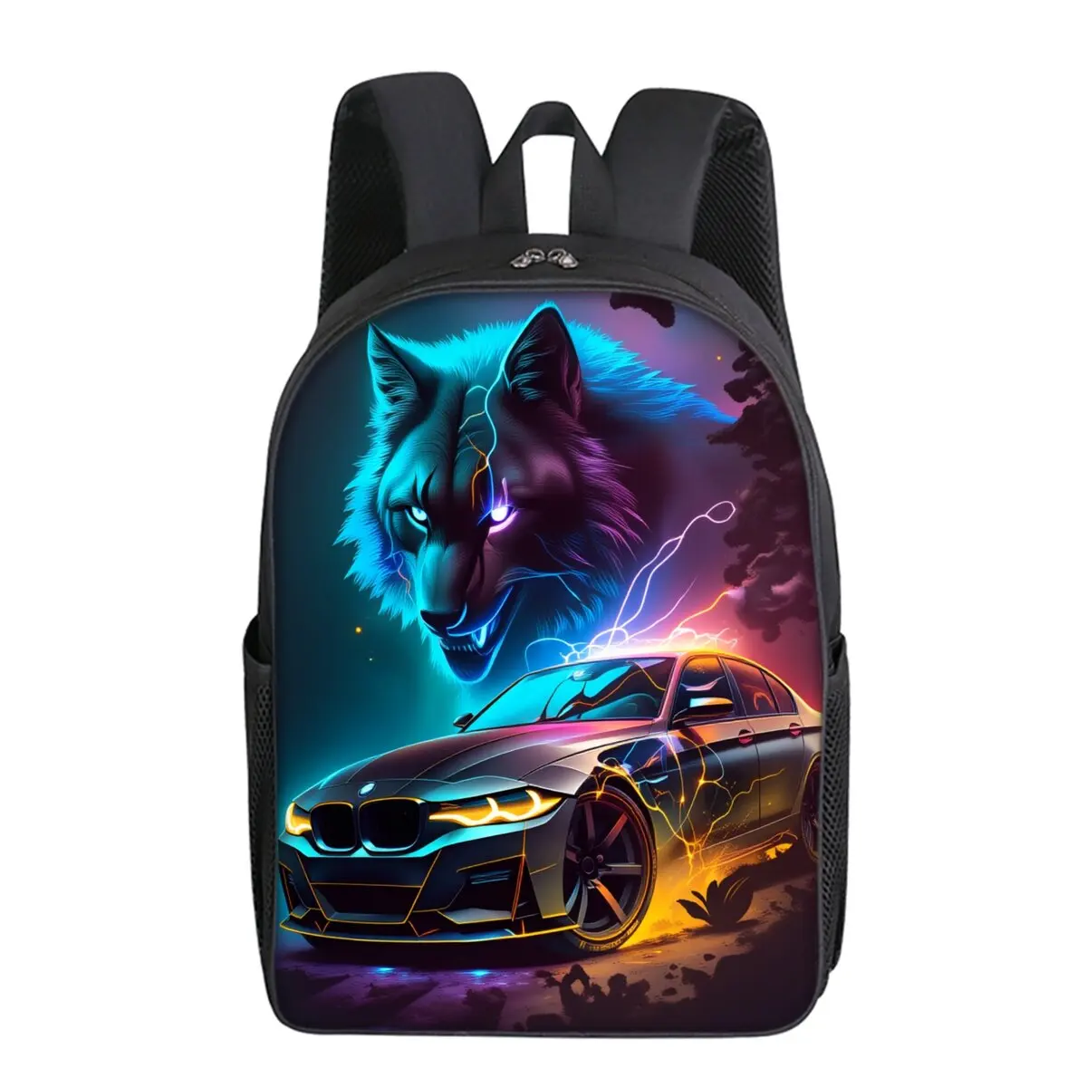 Wolf and Racing Printing Single Layer Backpack for Boy and Girls Best Gifts 2D Flat Cartoon School Bags for Children
Wolf and Racing Printing Single Layer Backpack for Boy and Girls Best Gifts 2D Flat Cartoon School Bags for Children