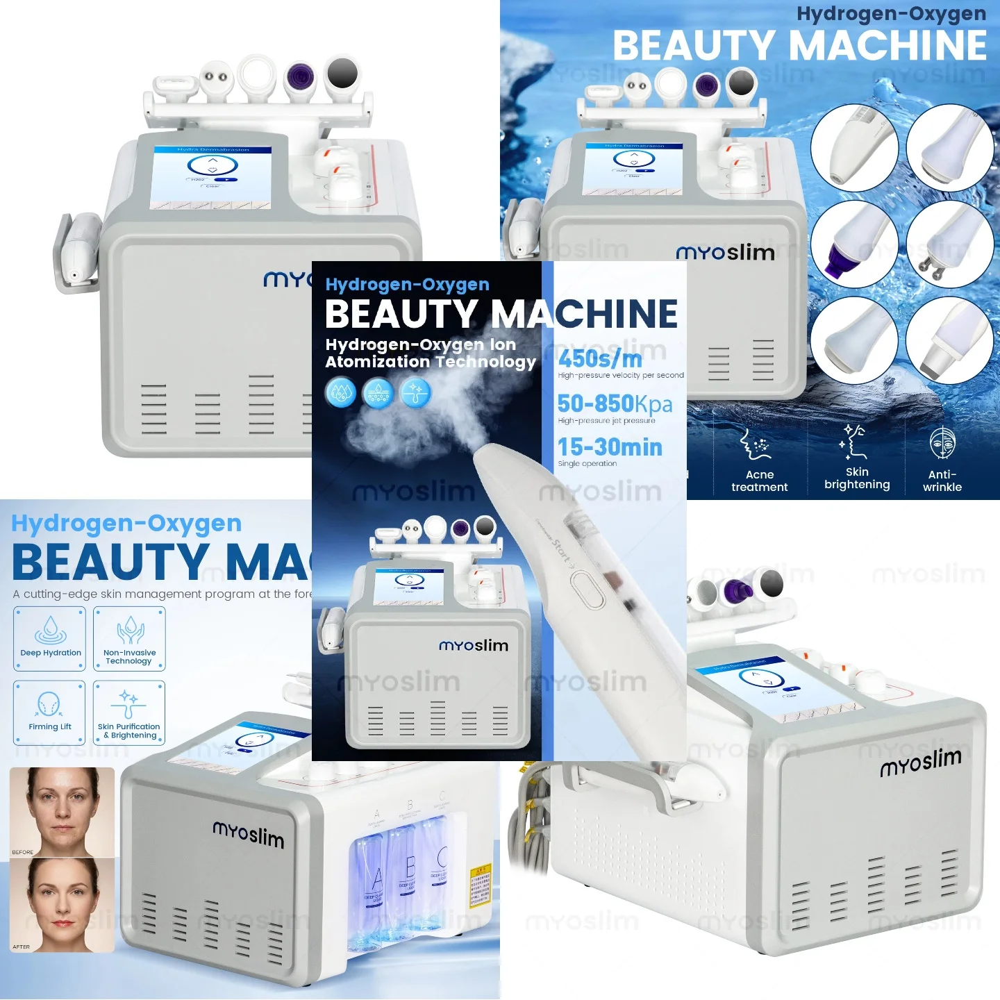 Портативный аппарат для гидрооксигенации 6 в 1: профессиональная глубокая очистка, микродермабразия, сужение пор, омоложение кожи
Портативный аппарат для гидрооксигенации 6 в 1: профессиональная глубокая очистка, микродермабразия, сужение пор, омоложение кожи