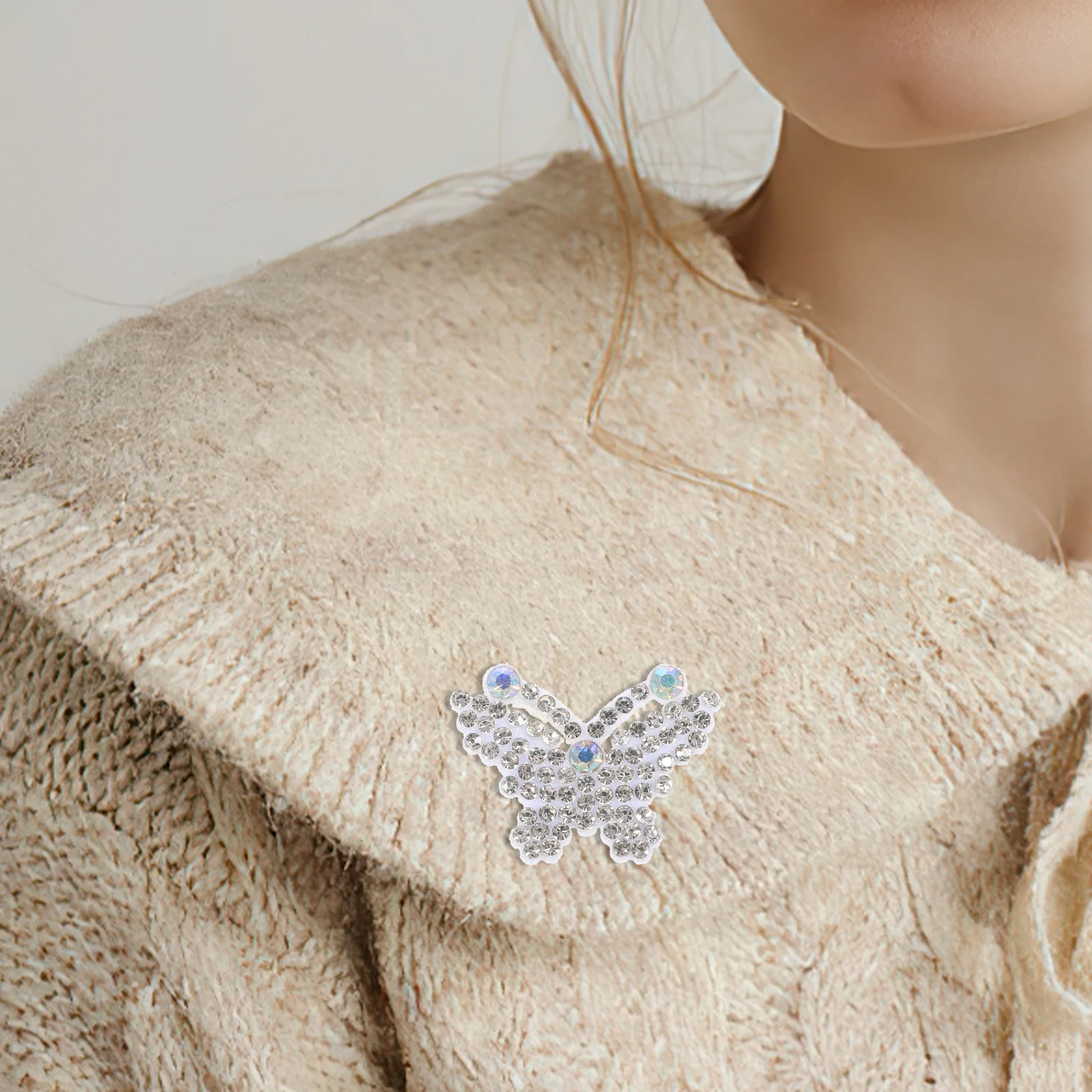 10pcs Butterfly Rhinestone Patches Replaceable Clothing Appliques Wear-Resistant Soft White Decorative Hat Patches For Diy
10pcs Butterfly Rhinestone Patches Replaceable Clothing Appliques Wear-Resistant Soft White Decorative Hat Patches For Diy
