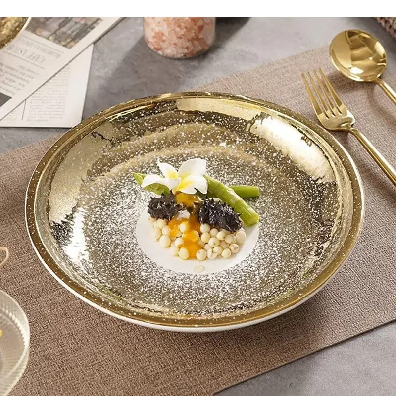 Circular Ceramic Dinner Plate Thick Soup Dessert Salad Plates Pasta Restaurant Specialty Tableware
Circular Ceramic Dinner Plate Thick Soup Dessert Salad Plates Pasta Restaurant Specialty Tableware