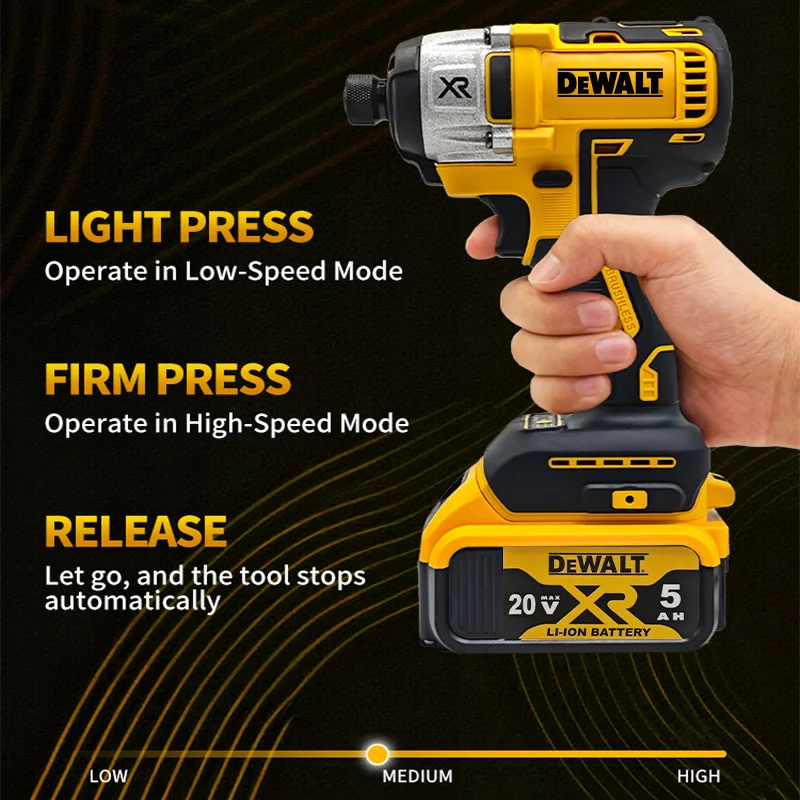 DeWalt DCF887 20V Lithium Impact Driver 205N.m Ergonomic Brushless Screwdriver With LED Work Light DIY Power Tool
DeWalt DCF887 20V Lithium Impact Driver 205N.m Ergonomic Brushless Screwdriver With LED Work Light DIY Power Tool