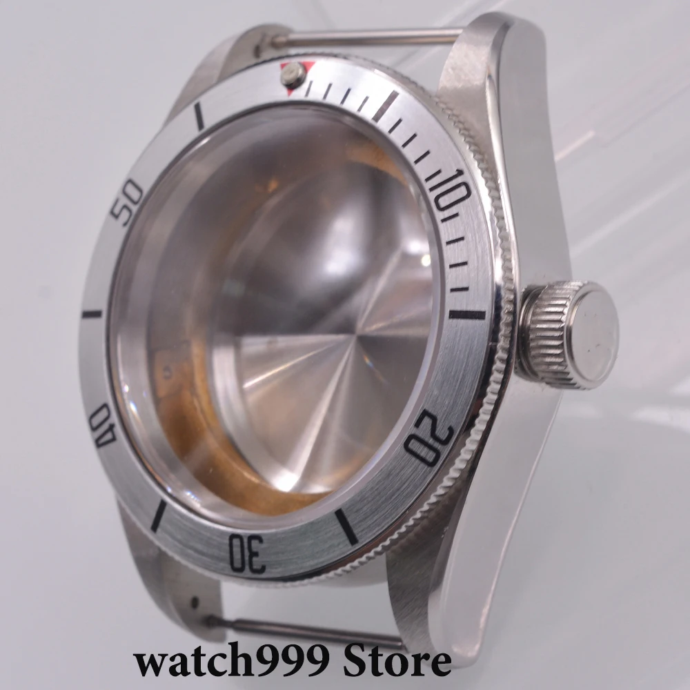 41mm Silver watch case sapphire glass fit NH35 NH36 ETA 2836 Miyota ETA2824 PT5000 movement
41mm Silver watch case sapphire glass fit NH35 NH36 ETA 2836 Miyota ETA2824 PT5000 movement
