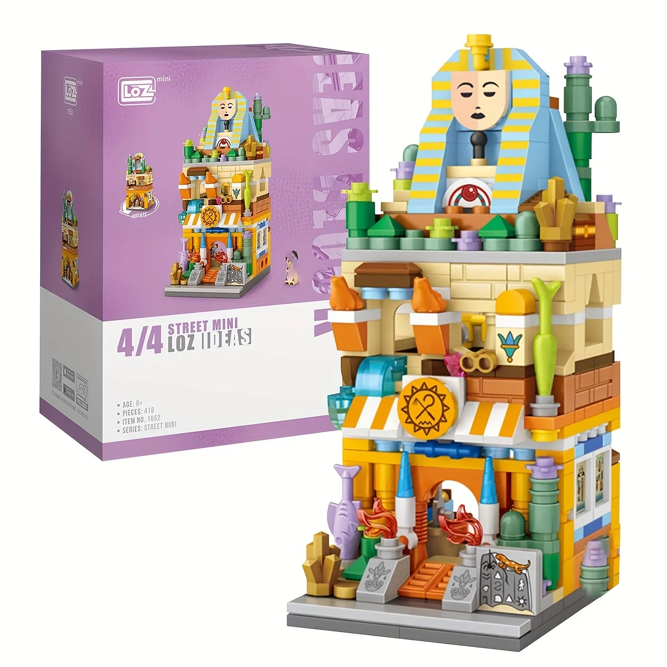 Street Sphinx Pharaoh Antique Shop Store Architecture 3D Model Mini Blocks Bricks Building Toy For Children Christmas Gift
Street Sphinx Pharaoh Antique Shop Store Architecture 3D Model Mini Blocks Bricks Building Toy For Children Christmas Gift
