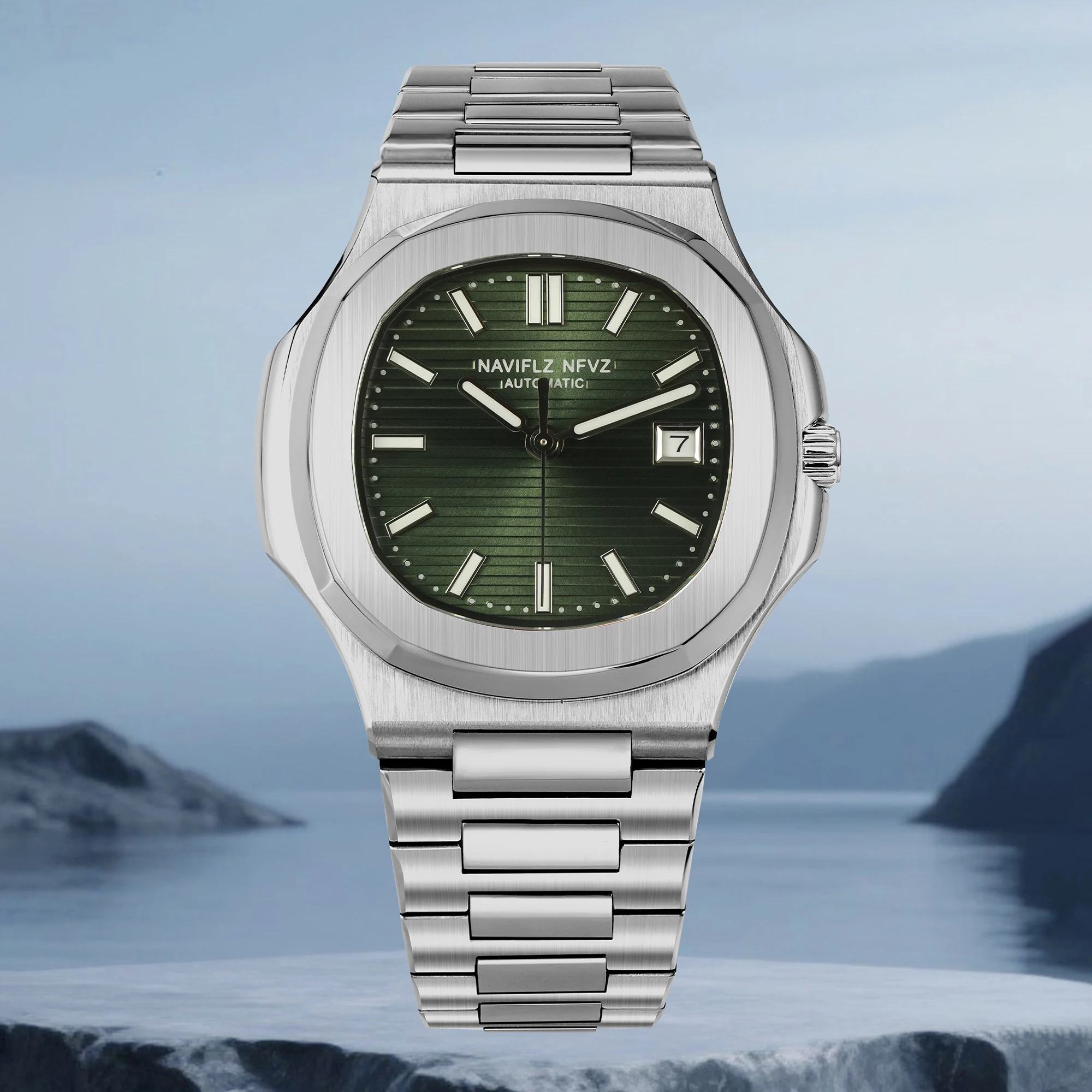 NAVIFLZ NFVZ Деловые водонепроницаемые часы с ночной подсветкой и датой, из нержавеющей стали, квадратные, автоматические, механические, роскошные мужские часы reloj hombre
NAVIFLZ NFVZ Деловые водонепроницаемые часы с ночной подсветкой и датой, из нержавеющей стали, квадратные, автоматические, механические, роскошные мужские часы reloj hombre