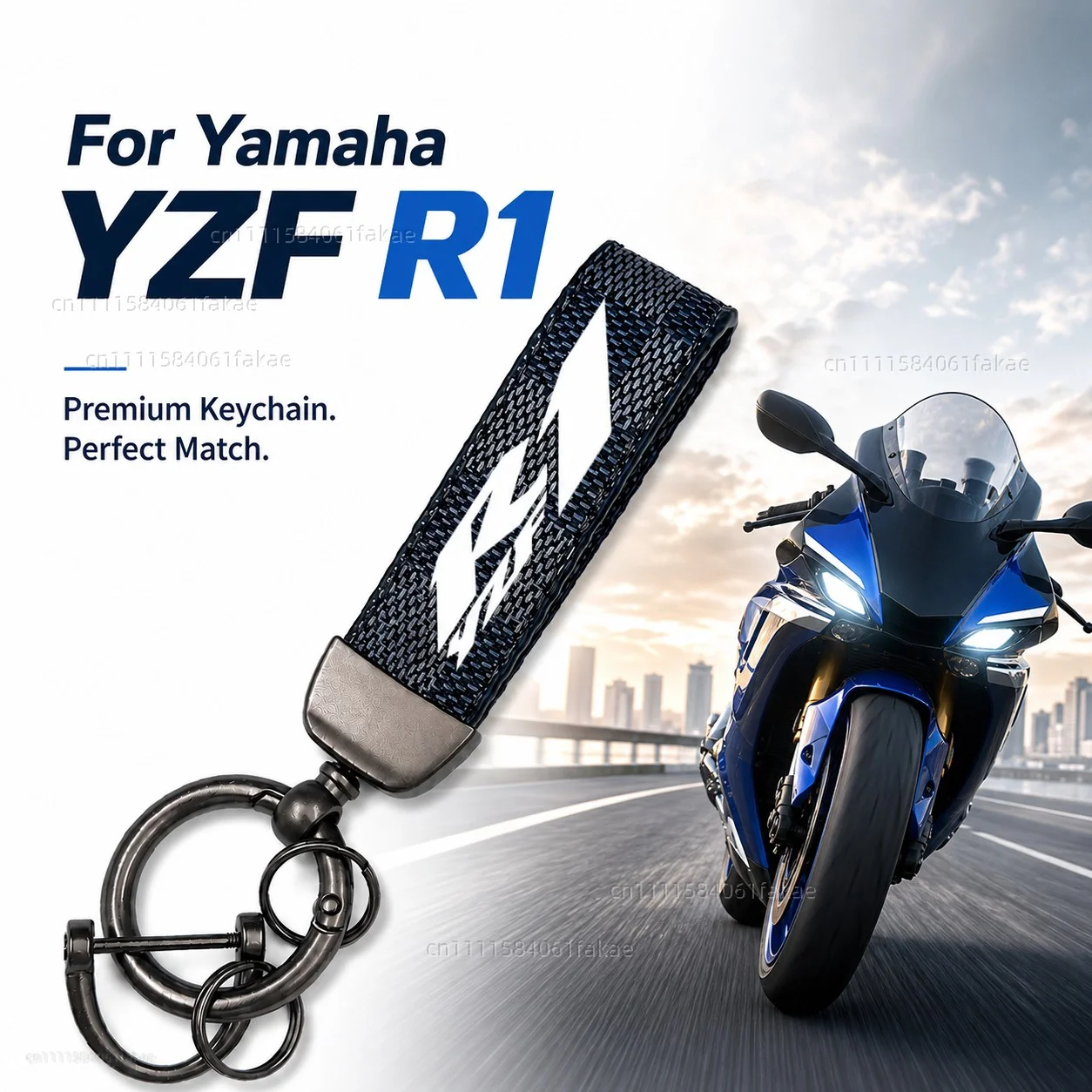 For Yamaha YZF R1 YZF-R1 YZFR1 R1s Accessories Motorcycle Keychain Custom Logo Gift for Rider Men Women
