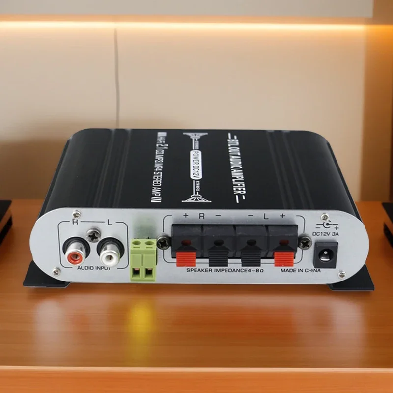 2.1 Channel Stereo Bass Sound Amplifier with Subwoofer Output Audio Stereo Bass Amp 20Wx2+40W for Home Car Meeting Theater
2.1 Channel Stereo Bass Sound Amplifier with Subwoofer Output Audio Stereo Bass Amp 20Wx2+40W for Home Car Meeting Theater
