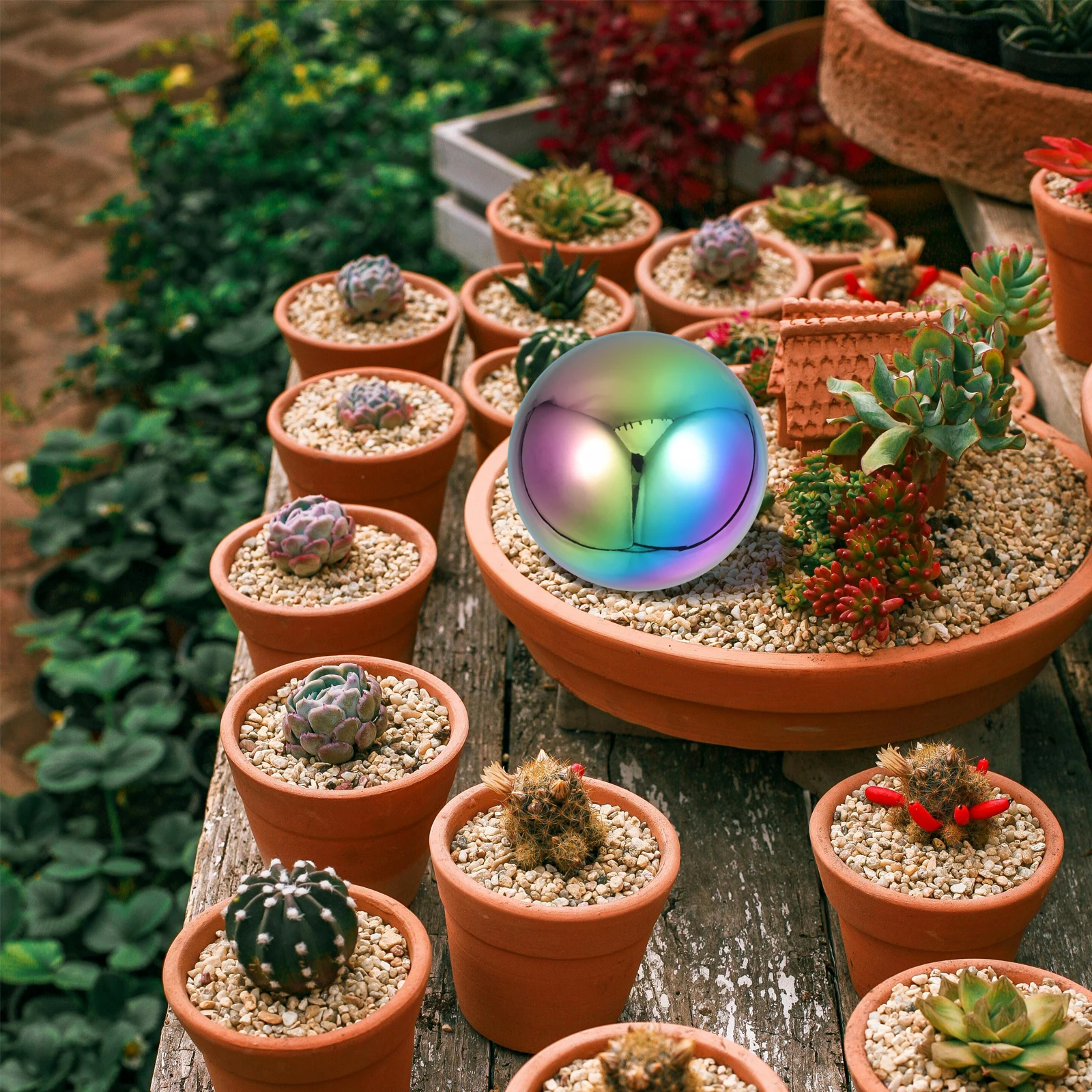 Mirror Reflective Ball 15CM Stainless Steel Outdoor Shiny Sphere Garden Decor Gazing Balls Colorful Small Globe
Mirror Reflective Ball 15CM Stainless Steel Outdoor Shiny Sphere Garden Decor Gazing Balls Colorful Small Globe