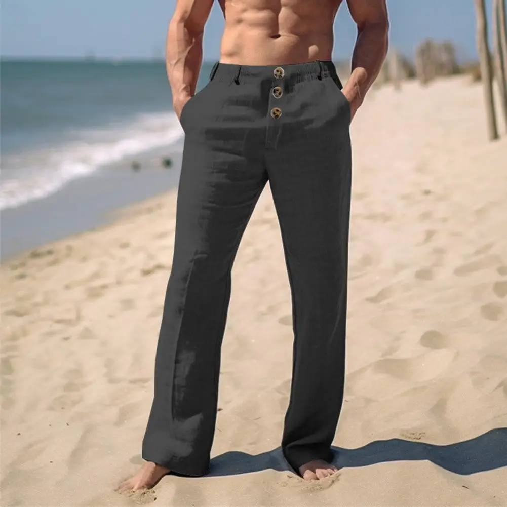 Men Elastic Waist Trousers Comfortable Men's Casual Trousers with Reinforced Pockets for Work Travel Men Casual Trousers
Men Elastic Waist Trousers Comfortable Men's Casual Trousers with Reinforced Pockets for Work Travel Men Casual Trousers