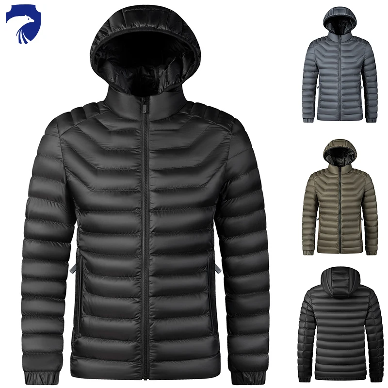 Men's Parka Winter Jacket Warm Ribbed Clothing Outdoor Casual Solid Color Thickened Multi-pocket Hooded Cotton Coat for Men
Men's Parka Winter Jacket Warm Ribbed Clothing Outdoor Casual Solid Color Thickened Multi-pocket Hooded Cotton Coat for Men
