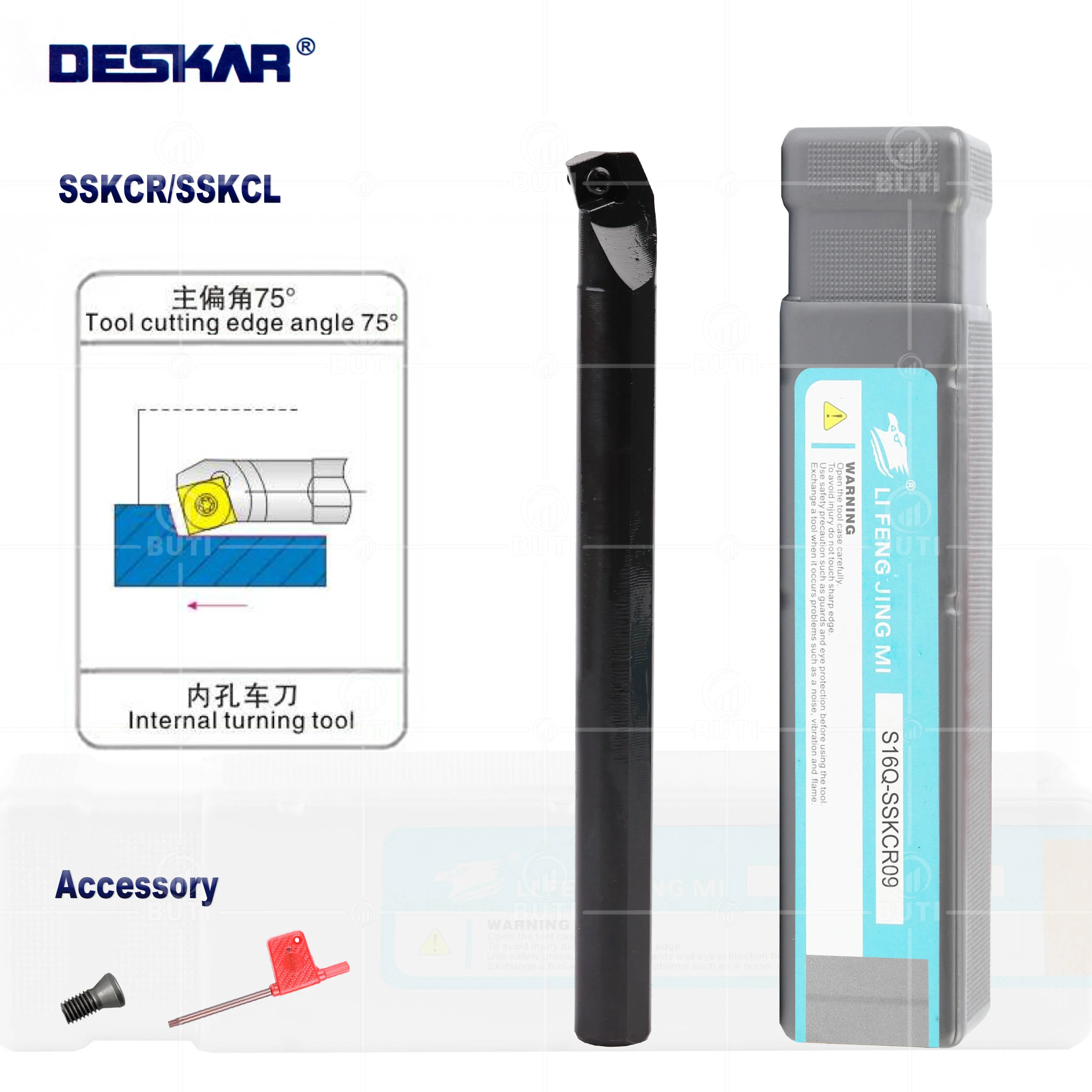 DESKAR 100% оригинальный токарный станок SSKCR SSKCL токарные инструменты S12M S16Q SSKCR09 SSKCL09 внутренний токарный стержень карбидные вставки SCMT/SCGT09
DESKAR 100% оригинальный токарный станок SSKCR SSKCL токарные инструменты S12M S16Q SSKCR09 SSKCL09 внутренний токарный стержень карбидные вставки SCMT/SCGT09