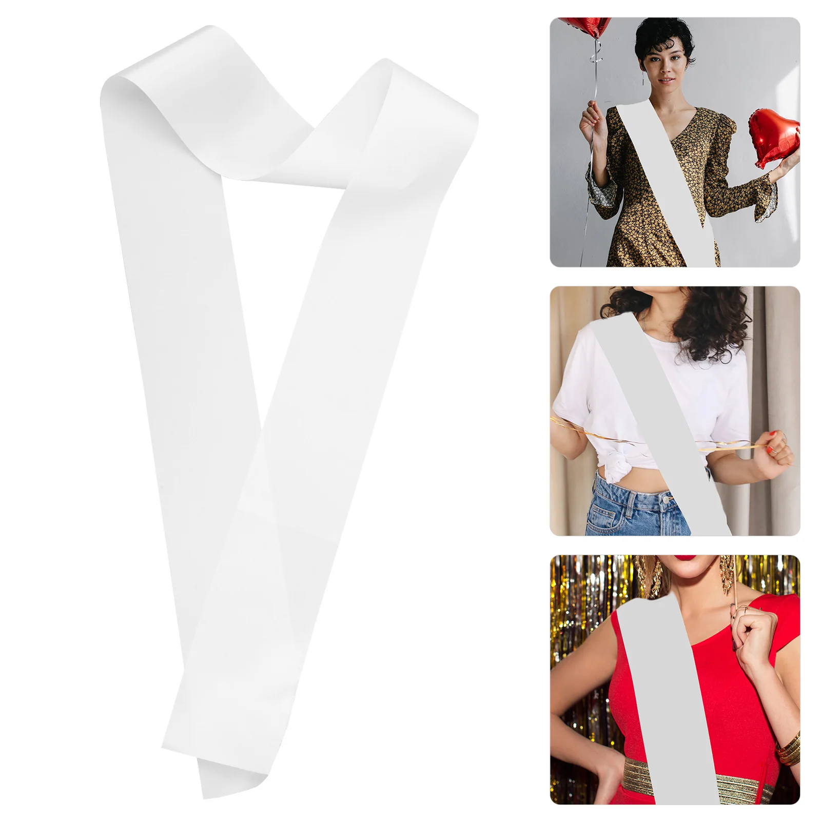 10pcs Plain Satin Sash Blank Ceremonial Shoulder Straps Hen Shower Bridal Decorations Birthday Personalized
10pcs Plain Satin Sash Blank Ceremonial Shoulder Straps Hen Shower Bridal Decorations Birthday Personalized