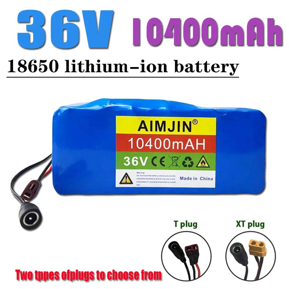 36V 10S4P 10.4Ah 18650 High-Capacity Power 36V 750W 1000W Lithium Battery Pack For Bicycle Scooter Belt BMS
36V 10S4P 10.4Ah 18650 High-Capacity Power 36V 750W 1000W Lithium Battery Pack For Bicycle Scooter Belt BMS