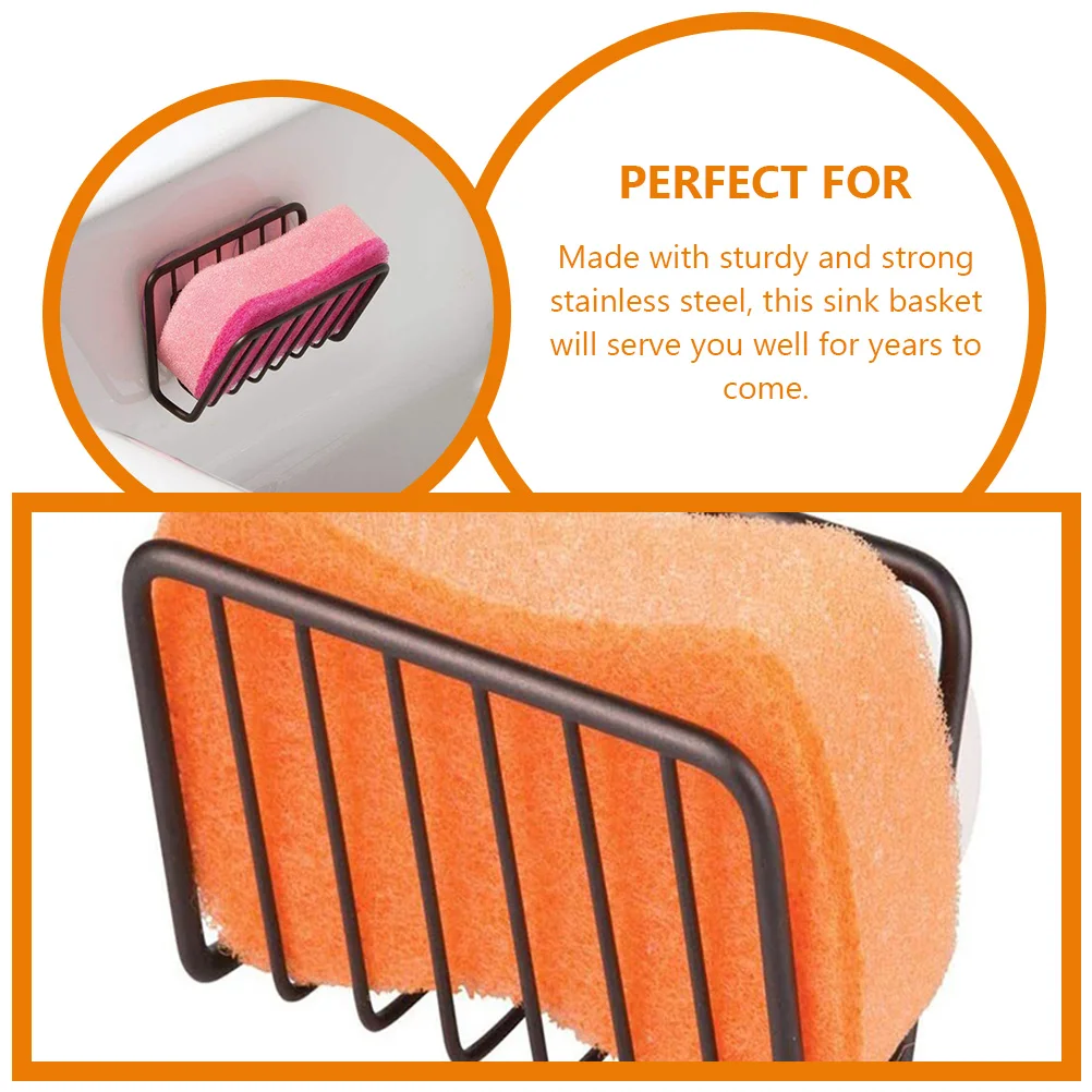 1Pcs Stainless Steel Kitchen Sink Sponge Holder With Suction Cups Sink Draining Rack Organizer
1Pcs Stainless Steel Kitchen Sink Sponge Holder With Suction Cups Sink Draining Rack Organizer