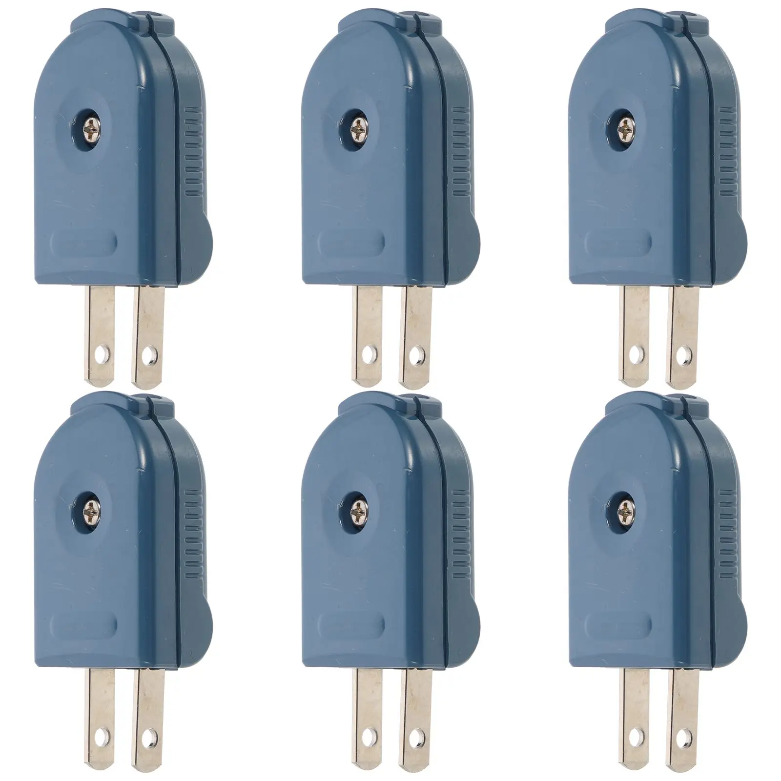 6 Pcs US Plug Electric Extension Cord Ends 125V 10A Rotatable Plugs Home DIY Small Appliances Ground Bonding Adapter Straight
6 Pcs US Plug Electric Extension Cord Ends 125V 10A Rotatable Plugs Home DIY Small Appliances Ground Bonding Adapter Straight