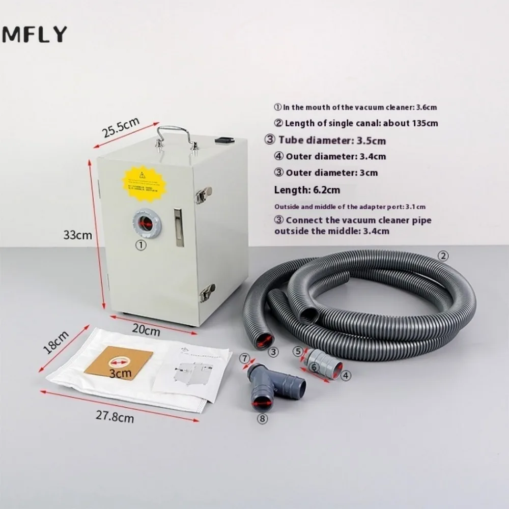 370W/550W Dental Dust Collector Extractor Dental Vacuum Cleaner Dental Lab Equipment Dust Suction Machine
370W/550W Dental Dust Collector Extractor Dental Vacuum Cleaner Dental Lab Equipment Dust Suction Machine