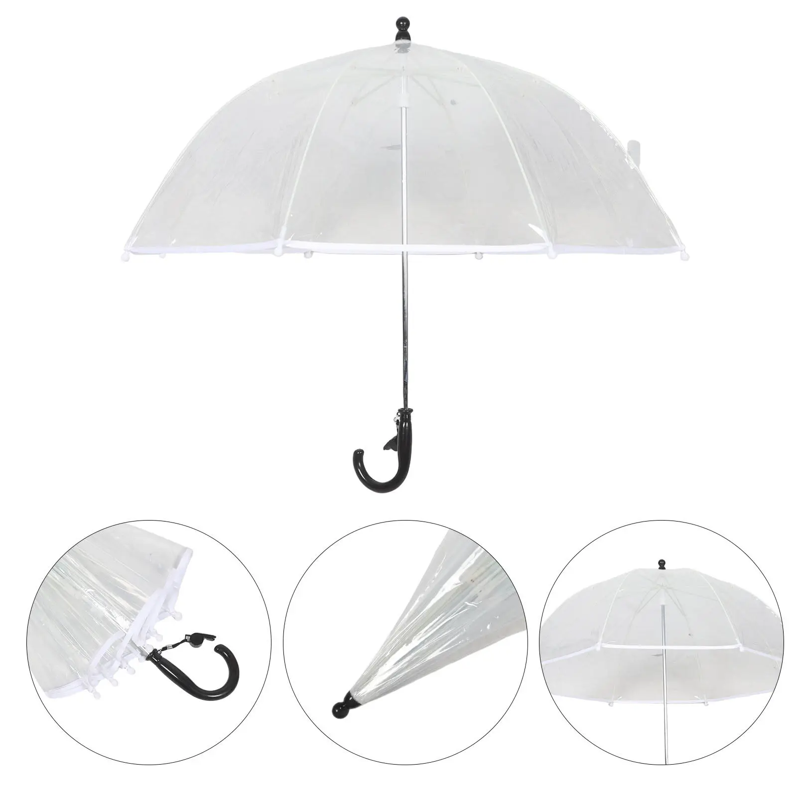 Clear Bubble Umbrella Transparent Dome Mushroom Shape Easy Grip Handle Windproof Stick Safety Rain
Clear Bubble Umbrella Transparent Dome Mushroom Shape Easy Grip Handle Windproof Stick Safety Rain