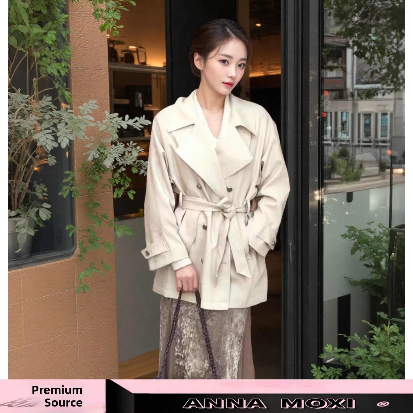 Short Acetate Style Women's Jacket Coat 2025 Early Autumn Waist Cinched Tunic Coat Linen Material Commute Style Long Sleeve
Short Acetate Style Women's Jacket Coat 2025 Early Autumn Waist Cinched Tunic Coat Linen Material Commute Style Long Sleeve