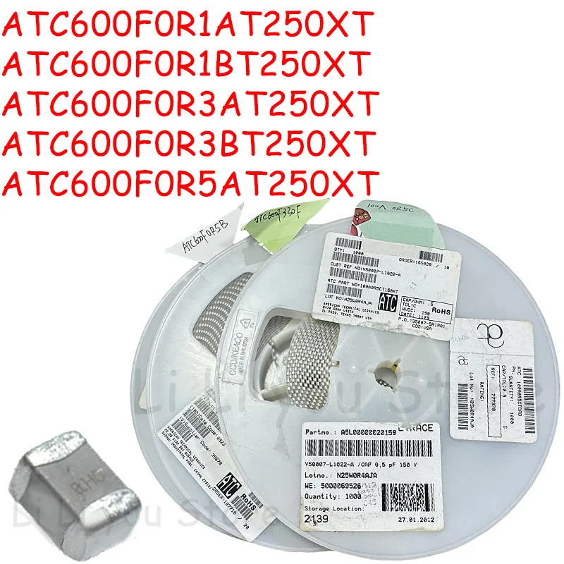 100PCS ATC High-Frequency high-Q RF capacitors 600F0R1AT250XT 600F0R1BT250XT 600F0R3AT250XT 600F0R3BT250XT 600F0R5AT250XT
100PCS ATC High-Frequency high-Q RF capacitors 600F0R1AT250XT 600F0R1BT250XT 600F0R3AT250XT 600F0R3BT250XT 600F0R5AT250XT