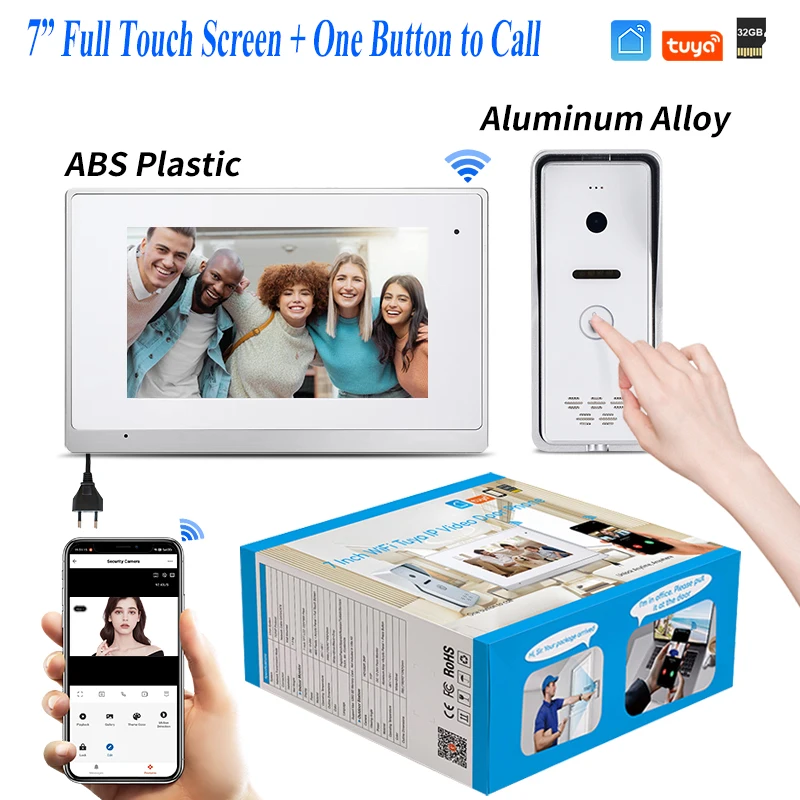 OEM Outdoor WiFi Tuya Smart Home Camera Video Doorbell Security Door Bell Night Vision Video Intercom Wired Button Household
OEM Outdoor WiFi Tuya Smart Home Camera Video Doorbell Security Door Bell Night Vision Video Intercom Wired Button Household
