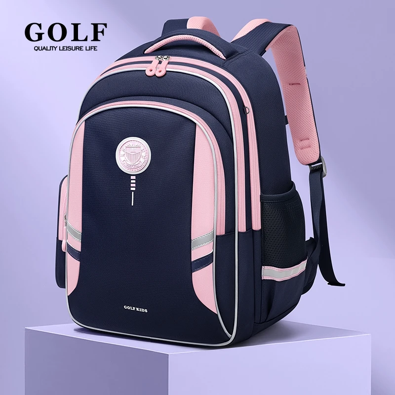 GOLF Fashion Primary School Bags For boys and Girls Waterproof Casual Children Backpack Large Capacity Pupil Book Bags
GOLF Fashion Primary School Bags For boys and Girls Waterproof Casual Children Backpack Large Capacity Pupil Book Bags