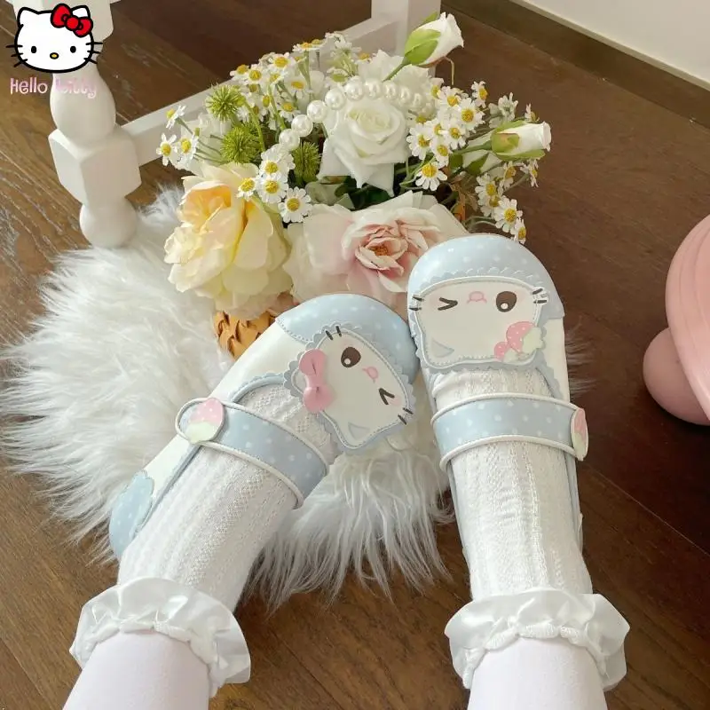 Sweet Student Girl Cartoon Flat Leather Shoes Round Head Soft Sole Princess Shoes Casual Shoes Kawaii Melody Lolita Shoes
Sweet Student Girl Cartoon Flat Leather Shoes Round Head Soft Sole Princess Shoes Casual Shoes Kawaii Melody Lolita Shoes