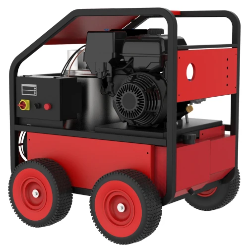 Commercial Hot Water Gas-Oil Fired Pressure Washer, 4 GPM, 4000 psi, Kohler engine, Direct Drive, Electric Start
Commercial Hot Water Gas-Oil Fired Pressure Washer, 4 GPM, 4000 psi, Kohler engine, Direct Drive, Electric Start