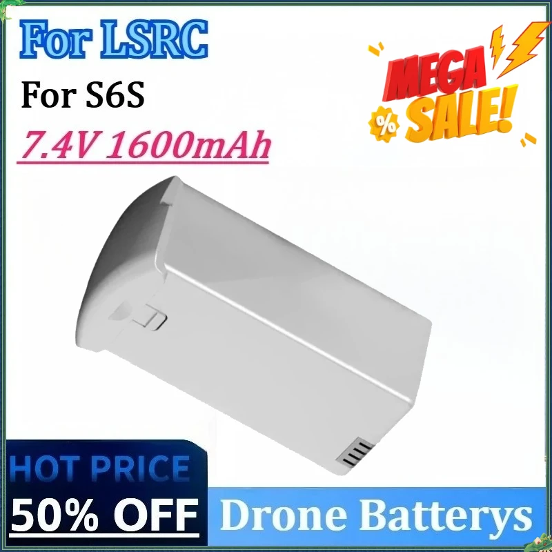 Newly Upgraded 7.4V 1600mAh High Quality Replacement Lithium Drone Battery for LSRC S6S Drone Battery Battery Accessories Parts
Newly Upgraded 7.4V 1600mAh High Quality Replacement Lithium Drone Battery for LSRC S6S Drone Battery Battery Accessories Parts