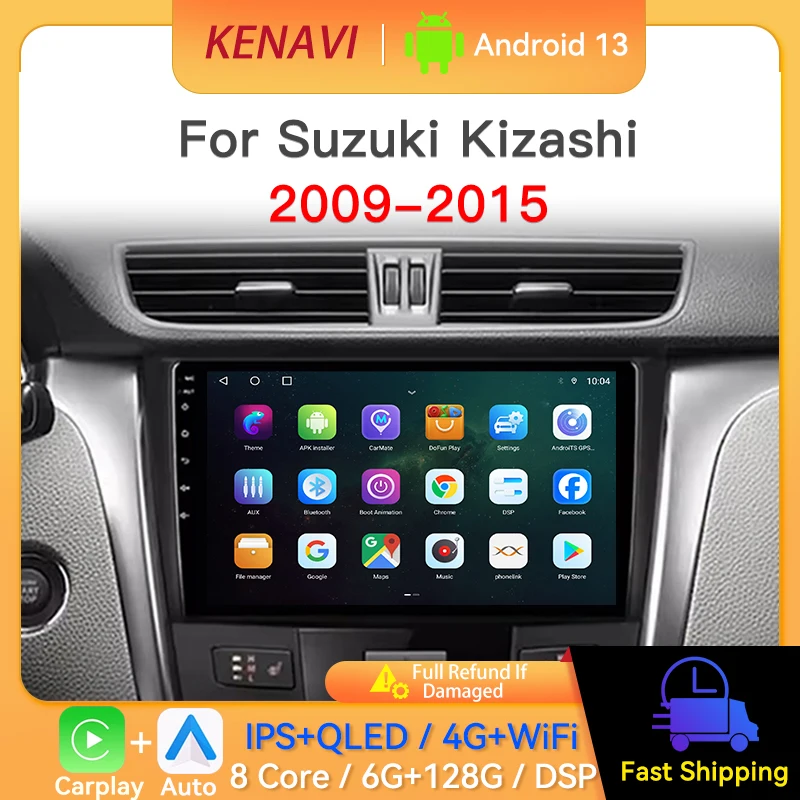 Android13 Car Stereo Radio For Suzuki Kizashi 2009-2015 GPS Navigation Wireless Carplay Android Auto Multimedia Player Head Unit
Android13 Car Stereo Radio For Suzuki Kizashi 2009-2015 GPS Navigation Wireless Carplay Android Auto Multimedia Player Head Unit