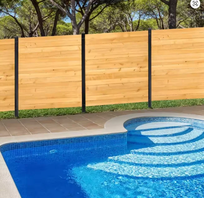 Matte Black Aluminium Alloy Metal Wood Privacy Fence Line Post For Outdoor Pool Aircon Trash Can And Equipment Enclosure Install
Matte Black Aluminium Alloy Metal Wood Privacy Fence Line Post For Outdoor Pool Aircon Trash Can And Equipment Enclosure Install