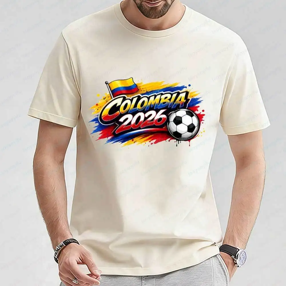 Men Colombia 2026 Soccer Graphic T-Shirt Flag Graffiti Print Tee Cotton Football Fan Tops Sports Shirt for Daily & Game Day Tops
Men Colombia 2026 Soccer Graphic T-Shirt Flag Graffiti Print Tee Cotton Football Fan Tops Sports Shirt for Daily & Game Day Tops