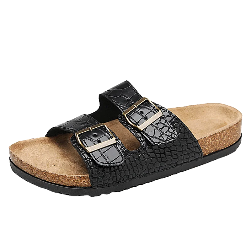 Women's Cork Sandals Solid Color Outdoor Beach Cowhide Cork Non-slip Sandals Shoe for Summer New Outerwear Shoes Slippers
Women's Cork Sandals Solid Color Outdoor Beach Cowhide Cork Non-slip Sandals Shoe for Summer New Outerwear Shoes Slippers