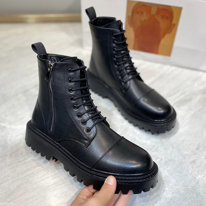 men fashion motorcycle boots natural leather shoes high top cowboy platform boot handsome spring autumn ankle botas hombre mans
men fashion motorcycle boots natural leather shoes high top cowboy platform boot handsome spring autumn ankle botas hombre mans