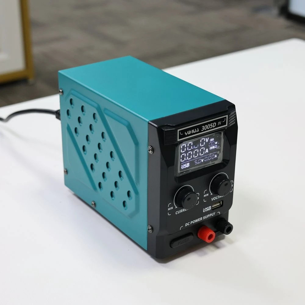 3005D-IV Adjustable DC Power Supply 30V 5A 150W with USB QC3.0 Port, for Electronic Repair, Lab, R&D, School
3005D-IV Adjustable DC Power Supply 30V 5A 150W with USB QC3.0 Port, for Electronic Repair, Lab, R&D, School