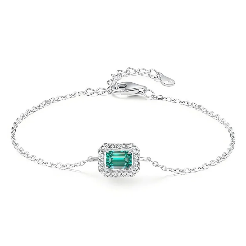 Shining U 925 Sterling Silver Green Pink Yellow Rectangle Gems Bracelet for Women Fine Jewelry Summer
Shining U 925 Sterling Silver Green Pink Yellow Rectangle Gems Bracelet for Women Fine Jewelry Summer