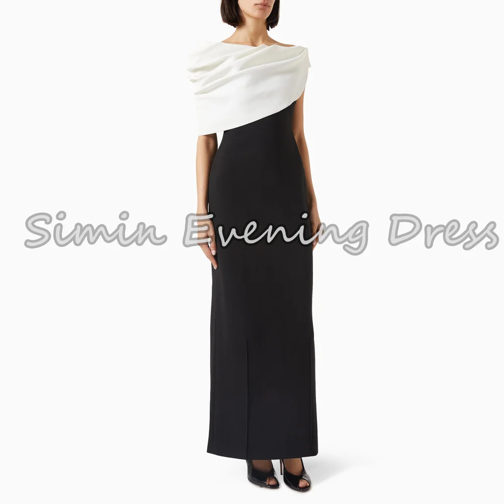 Simin Crepe A-line O-neck Pleats Ankle Length Simple Evening Dresses For Women 2025 With Slit Saudi Elegant Party Dress
Simin Crepe A-line O-neck Pleats Ankle Length Simple Evening Dresses For Women 2025 With Slit Saudi Elegant Party Dress