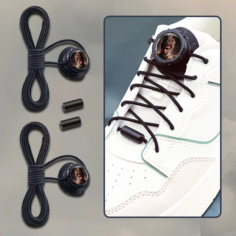 Wukong Round Shoe Laces Without Ties Automatic Swivel Buckle No Tie Shoe Laces For Sneakers Cartoon Lazy Shoes Lace Unisex
Wukong Round Shoe Laces Without Ties Automatic Swivel Buckle No Tie Shoe Laces For Sneakers Cartoon Lazy Shoes Lace Unisex