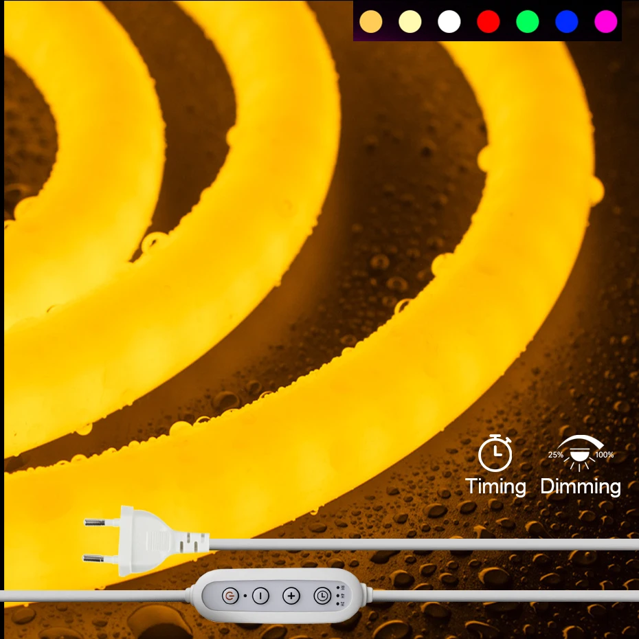 1-25 м Круглая светодиодная неоновая лента с регулируемой яркостью 220 В ЕС AU Разъем синхронизации Гибкая неоновая веревка Водонепроницаемая 120 светодиодов/м Наружное садовое освещение
1-25 м Круглая светодиодная неоновая лента с регулируемой яркостью 220 В ЕС AU Разъем синхронизации Гибкая неоновая веревка Водонепроницаемая 120 светодиодов/м Наружное садовое освещение