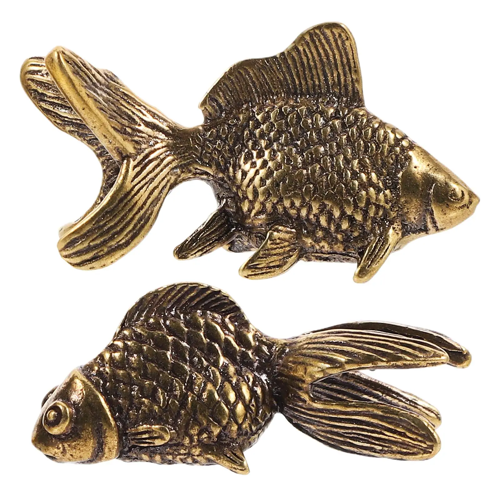 Brass Small Fish Ornament Retro Sculpture Vintage Figurine Statue Figure Gift Garden Miniature
Brass Small Fish Ornament Retro Sculpture Vintage Figurine Statue Figure Gift Garden Miniature