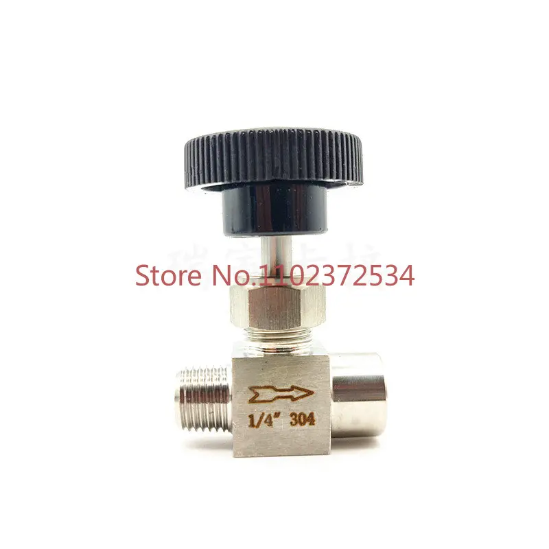 Customized 304 stainless steel needle valve inner and outer thread needle valve 1/4 instrument flow control valve 2 points
Customized 304 stainless steel needle valve inner and outer thread needle valve 1/4 instrument flow control valve 2 points