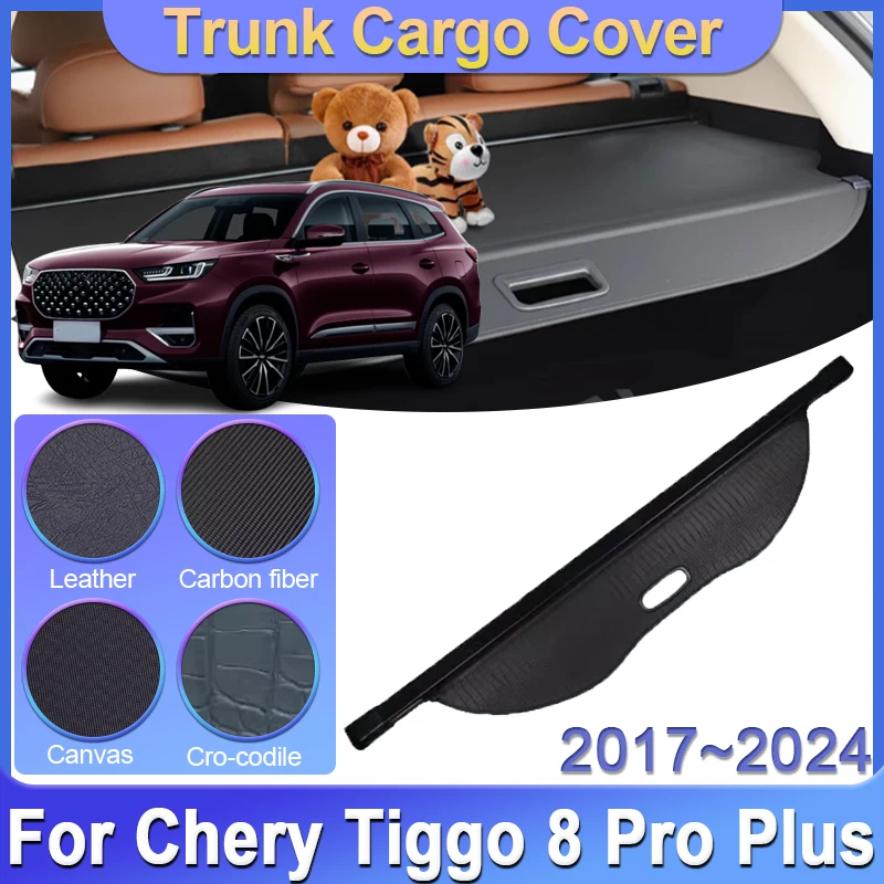 For Chery Tiggo 8 Chirey Pro Plus Accesories 2017~2024 Car Trunk Cargo Cover Luxury Luggage Curtain Covers Partition Accessories
For Chery Tiggo 8 Chirey Pro Plus Accesories 2017~2024 Car Trunk Cargo Cover Luxury Luggage Curtain Covers Partition Accessories