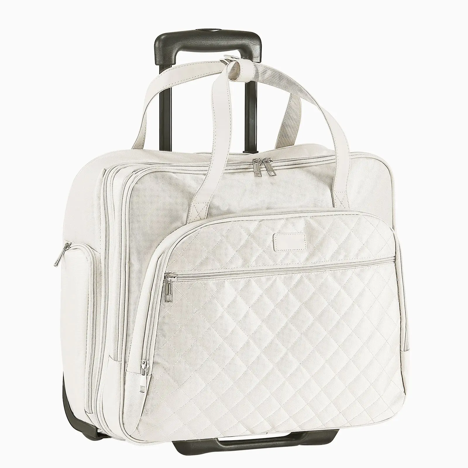 Rolling Laptop Bag, Fits Up to 15.6 Inch Laptop, Wheeled Briefcase, Roller Computer Tote Bag with 2 Fixed Wheels & Telescoping Handle, Laptop Case for Work Travel Business Office, Women Men
Rolling Laptop Bag, Fits Up to 15.6 Inch Laptop, Wheeled Briefcase, Roller Computer Tote Bag with 2 Fixed Wheels & Telescoping Handle, Laptop Case for Work Travel Business Office, Women Men