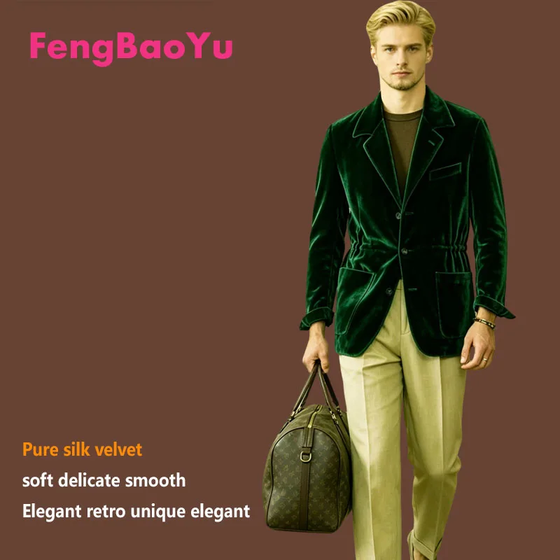 Feng Baoyu Natural Silk Velvet Men's Suit Elegant and Graceful Formal Casual Comfortable Soft, Fine, Light and Delicate Shirt
Feng Baoyu Natural Silk Velvet Men's Suit Elegant and Graceful Formal Casual Comfortable Soft, Fine, Light and Delicate Shirt