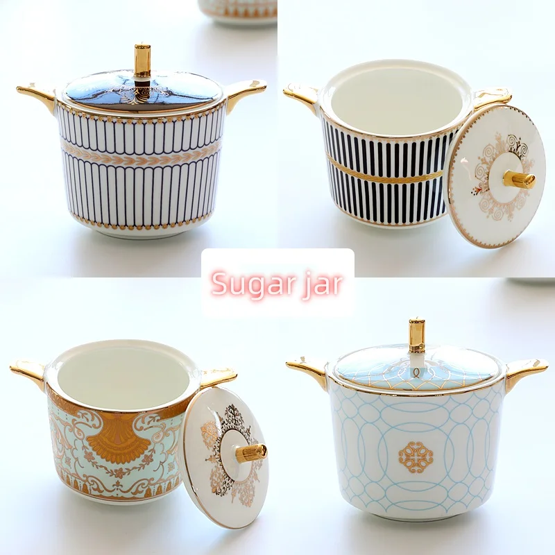 Bone China Sugar Jar, Sugar Bowls, Candy Box, Candy Jar with Lid, White Sugar Holder, Household Sugar Cube
Bone China Sugar Jar, Sugar Bowls, Candy Box, Candy Jar with Lid, White Sugar Holder, Household Sugar Cube