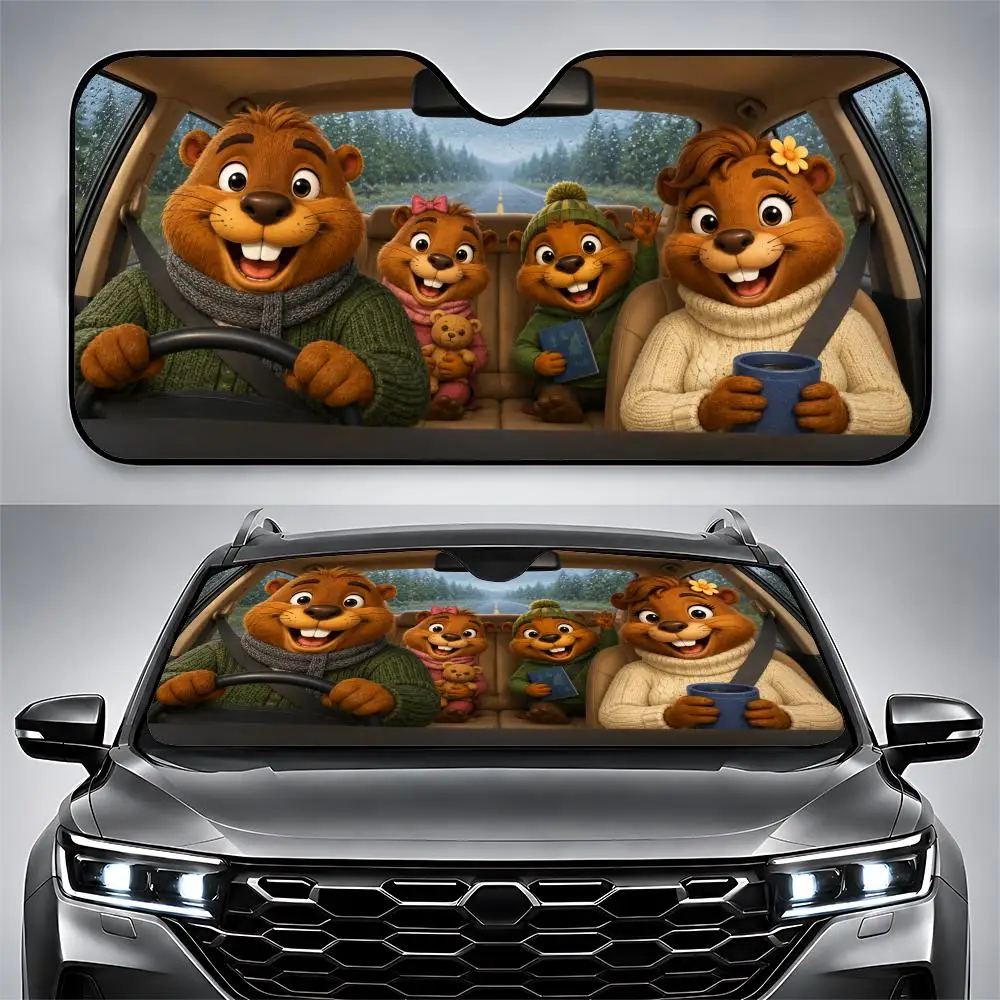 Animal B-Beaver Sun Visor Car Windshield Sunshade UV Block Heat Insulation Cooling Easy Install Portable Foldable
Animal B-Beaver Sun Visor Car Windshield Sunshade UV Block Heat Insulation Cooling Easy Install Portable Foldable