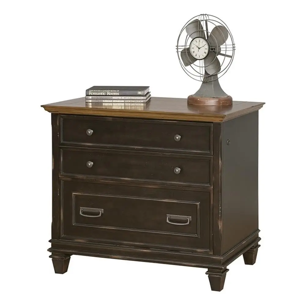 Locking Wood Lateral File Cabinet for Legal & Letter Black Office Storage, Customized
Locking Wood Lateral File Cabinet for Legal & Letter Black Office Storage, Customized