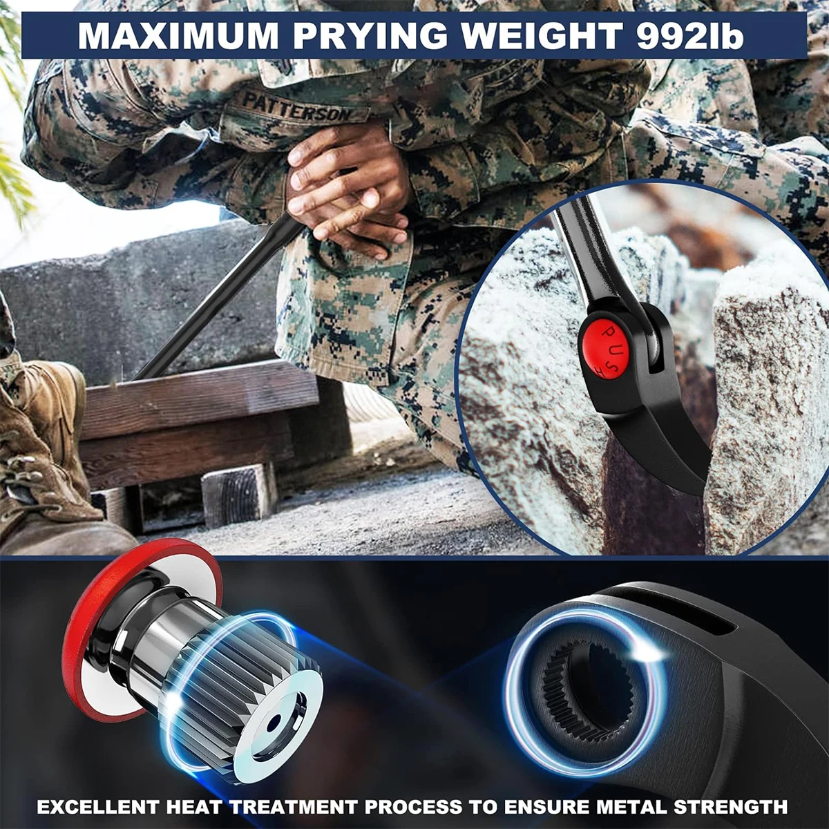 Industrial Grade High Hardness Pry Bar, Heavy Duty Extended Ratchet Tool for Tire & Automotive Repair, Multifunctional
Industrial Grade High Hardness Pry Bar, Heavy Duty Extended Ratchet Tool for Tire & Automotive Repair, Multifunctional