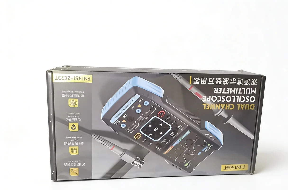 FNIRSI 2C23T Digital Multimeter Handheld Oscilloscope with Function Signal Generator 10MHz Smart Professional Tester 9999 Count
FNIRSI 2C23T Digital Multimeter Handheld Oscilloscope with Function Signal Generator 10MHz Smart Professional Tester 9999 Count