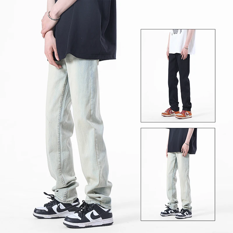 American High Street Yellow Clay Dyed Jeans Men's Summer Wash Slim Straight Leg Floor-Length Pants Trendy Brand Jeans
American High Street Yellow Clay Dyed Jeans Men's Summer Wash Slim Straight Leg Floor-Length Pants Trendy Brand Jeans